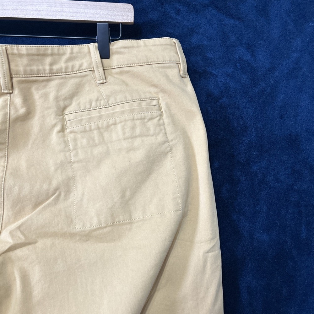 Ll Bean Mens Chino Pants Size 42W X 34 Khaki Standard Fit Straight Leg Lycra - Picture 10 of 15